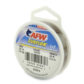 AFW Surflon Camo Nylon Coated 1x7 Wire  - 